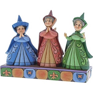 Enesco Disney Sleeping Beauty Royal Guests Three Fairies Figurine by Jim Shore - 1 of 3