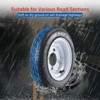 Trailer Tire Wheel Assembly, 4.80-8 Trailer Tire - Set of 2 6-Ply Load Range C Tires on 4 Lug 4'' White Spoke Rims - 4 of 4