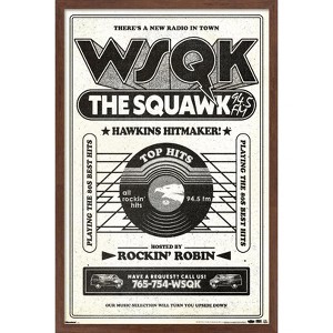 Trends International Netflix Stranger Things: Season 5 (2025) - WSQK The Squawk Framed Wall Poster Prints - 1 of 4