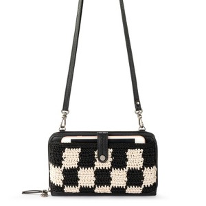 The Sak Women's Smartphone Crossbody Black Check - 1 of 4