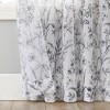 No. 918 Sheer Ambree Vintage Floral Rod Pocket Curtain Panel - image 3 of 4