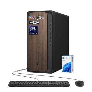 HP OmniDesk M03 AI Tower Desktop, Intel Core Ultra 5 225, Intel
