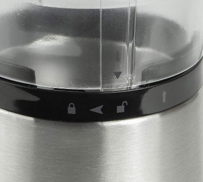 HomeCraft Stainless Steel Electric Coffee Grinder with Blade