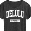 Women's - Instant Message - Delulu University Short Sleeve Graphic T-Shirt - 2 of 4