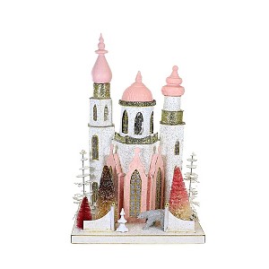 Cody Foster 18.5 Inch Frostfield Manor Christmas Trees Deer Village Buildings - 1 of 3