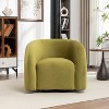 SEYNAR Modern Glam Velvet 360 Degree Swivel Accent Armchair with Tufted Back - 2 of 4