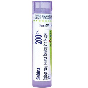 Sabina 200CK by Boiron Homeopathic Single Medicine For For Personal Care  -  80 Pellet - 1 of 4