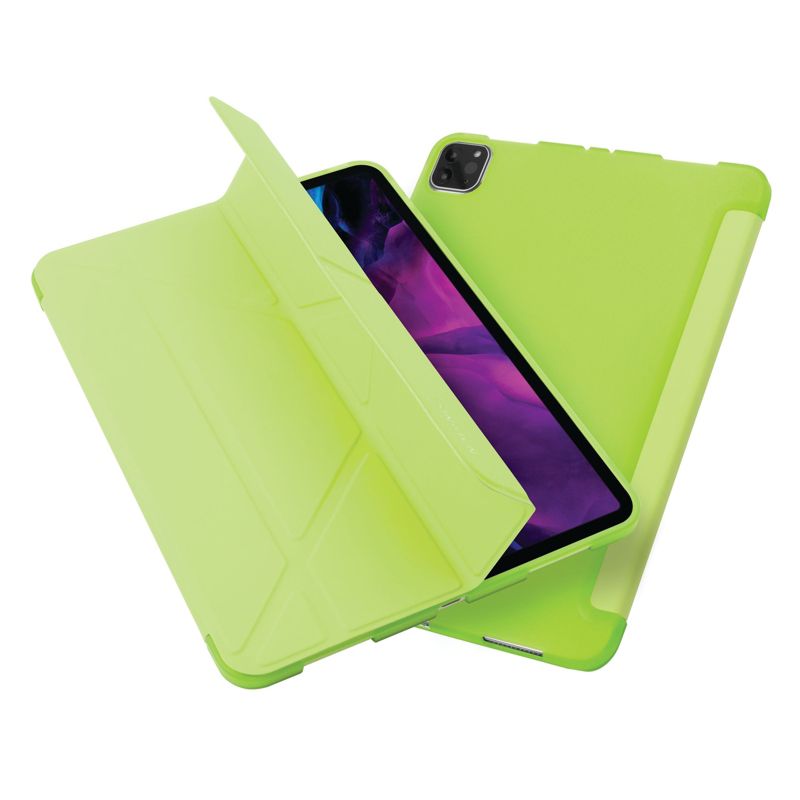 Insten - Tablet Case for iPad Pro 11" 2020, Multifold Stand, Magnetic Cover Auto Sleep/Wake, Pencil Charging, Green, 1 of 10