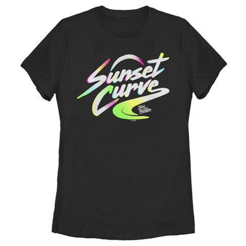 Women S Julie And The Phantoms Sunset Curve Band Logo T Shirt Target