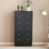 KTMBDW Fluted 7 Drawer Dresser for Bedroom, Modern Drawer Dressers with Metal Handles of Drawers, Wood Drawer Organizer for Bedroom, Living Room - 2 of 4