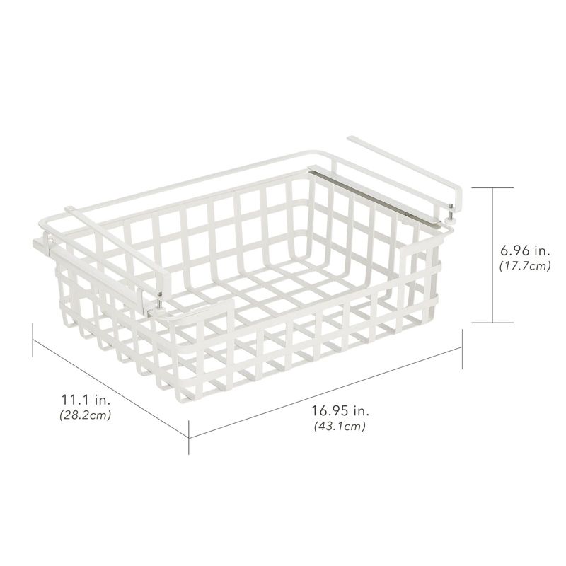 Nate Home by Nate Berkus Under Shelf Hanging Pull Out Wire Basket, 3 of 9
