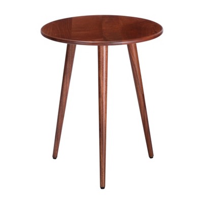 MH London Konak 22" Solid Wood End Table Round Top