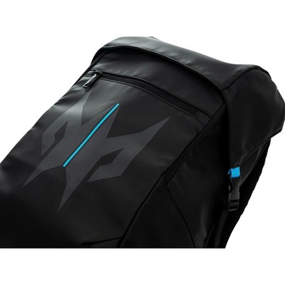 Acer Predator Lite Backpack - Fits 15.6" Laptops Lightweight 1680D Ballistic Polyester Ventilated Mesh Back Adjustable Straps Water Resistant Zippers — фото 7