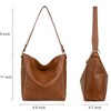 Generic Purses for Women Vegan Leather Shoulder Purses and Handbags Hobo Bags for Women - 4 of 4