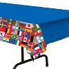 Beistle International Flag table cover, 54" x 108", (2/Pkg) Multicolored - 3 of 4