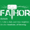 Men's Design By Humans Viking Mightier Hero Fa-Thor Dad By EijhaBuddha T-Shirt - 2 of 2