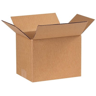 The Packaging Wholesalers 8 x 6 x 6 Shipping Boxes ECT Rated Brown 80606