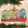 Old World Christmas 2.5 Inch San Francisco Painted Ladies Ornament Souvenir Historic Houses Tree Ornaments - 2 of 3