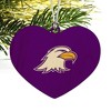 Ashland University Primary Logo Heart Love Wood Christmas Tree Holiday Ornament - 2 of 3