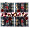 Solino Home Linen Jewel Plaid Placemats - 4 of 4