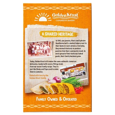 Golden Krust Jamaican Style Chicken Frozen Patties - 9oz/2ct