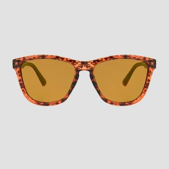 Women's Tortoise Print Surf Shade Sunglasses with Mirrored Polarized Lenses - All in Motion™ Brown