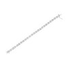 Haus of Brilliance Silver 1/4 Cttw Miracle Set Diamond "X" Link Bracelet - 4 of 4