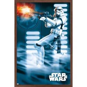 Trends International Star Wars: A New Hope - Stormtrooper Framed Wall Poster Prints - 1 of 4