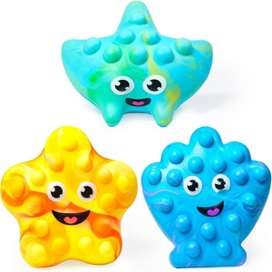 Tub Works Tub Poppers Popping Kids & Toddler Bath Toys, 3 Pack - 1 of 4