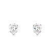 Steeltime 18" stainless steel simulated pear shape diamonds earrings/pendant set - 3 of 4
