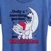 Women's - Garfield - Only A Morning Person On Christmas Short Sleeve Graphic T-Shirt - 2 of 4