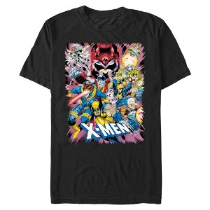 Mens Marvel: X-Men '97 Jump Out Comic Poster T Shirt - 1 of 4