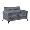TiramisuBest Gray Microfiber Loveseat, Button Tufted Upholstery, Contoured Arms, Solid Wood Frame, Casual Living Room Sofa Couch - 4 of 4