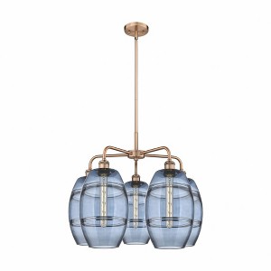Vaz - 5 Light Stem Hung Chandelier In Industrial Style-15.38 Inches Tall and 26 Inches Wide - 1 of 1