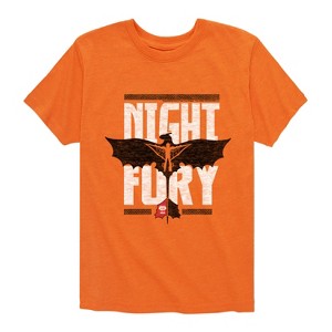Boys' - How to Train Your Dragon - Night Fury Flight Short Sleeve Graphic T-Shirt - 1 of 3