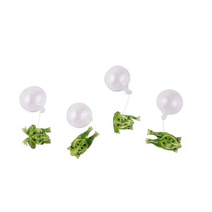 Beachcombers 1.5" Glass Floating Frog S/4 - 1 of 1