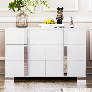 Kumasinova 2-Drawer Nightstand with Metal Handles, Modern Bedroom Storage Cabinet, Bedroom End Table, Dresser for Bedroom - 1 of 4