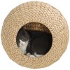 PawHut Cat Wall Furniture, Wall Mounted Cat Condo with Washable Cushion, Cat Wall Shelf for Indoor Cats & Kittens, Natural Wood - 4 of 4