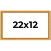 PosterPalooza | 22x12 Wood Antique Frame with UV Acrylic, 4 Finishes: Bronze, Gold, Silver, and Black - 2 of 4