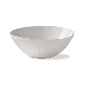 Tag Vista Tall Serving Bowl 144oz Grey Dishwasher Safe 12in x 11.7in x 4.51in Perfect for Entertaining and Serving - 1 of 3