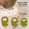 KeaBabies 8pk Organic Baby Bibs for Boy, Baby Drool Bib for Baby Boys and Girls, Newborn Teething Bibs - 4 of 4