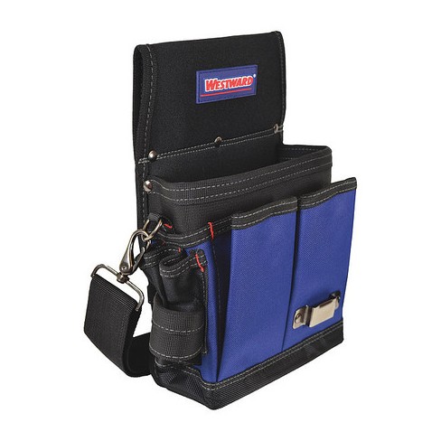 Black Padded Tool Bag Shoulder Strap WESTWARD 5MZL5 Adjustable