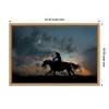 Amanti Art Cowboy By Day and Night II by PHBurchett Framed Canvas Wall Art - 4 of 4