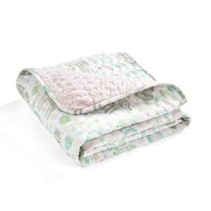 Lush Décor Pixie Fox Organic Cotton Reversible Quilt - Single - 1 of 3