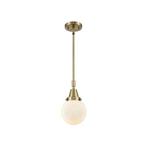 Beacon - 1 Light Stem Hung Mini Pendant In Industrial Style-10.63 Inches Tall and 6 Inches Wide - 1 of 1