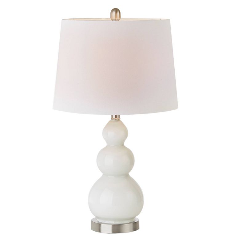 (Set of 2) 26&#34; Covey Table Lamp (Includes LED Light Bulb) White, 2 of 10