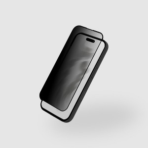 Peel - iPhone 15 Privacy Glass Screen Protector - 1 of 3