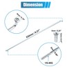 Unique Bargains J Bend Bicycle Steel Cycle Spokes with Nipples 200mm 7.87" Silver Tone 36 Pcs - 3 of 4