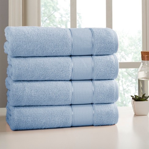 Premium 4 Pack Luxury Spa Bath Sheet Extra Large Towels - 30x54