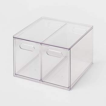 All Purpose 2 Drawer Storage Clear - Brightroom™